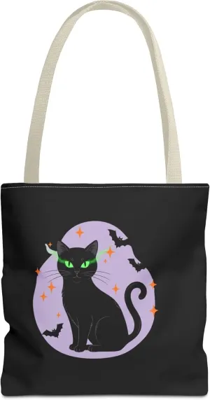 Copy of Halloween Cat Tote Bag – Spooky Themed Reusable Shoulder Bag for Trick-or-Treat & Everyday Use