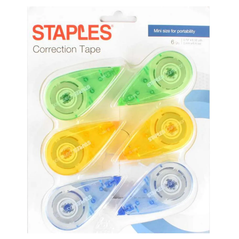 Correction Tape For Instant Corrections , White Out Writing Correction Tape For School and Office