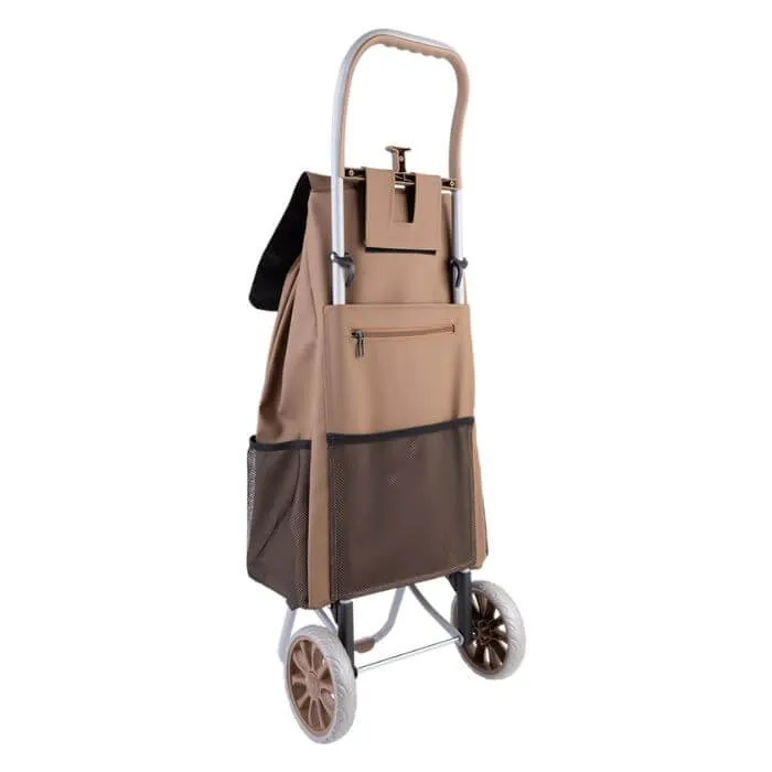 Cosmo Waterproof Shopping Trolley Tan