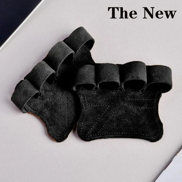 Cowhide Ventilated Weight Lifting Gloves Men Women Gym Workout Gloves for Fitness Weightlifting Pull Ups Palm Protection Support