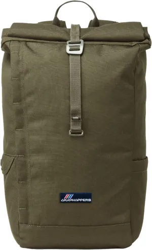 Craghoppers Adult Kiwi Classic Rolltop Backpack, Woodland Green, 20 Liter