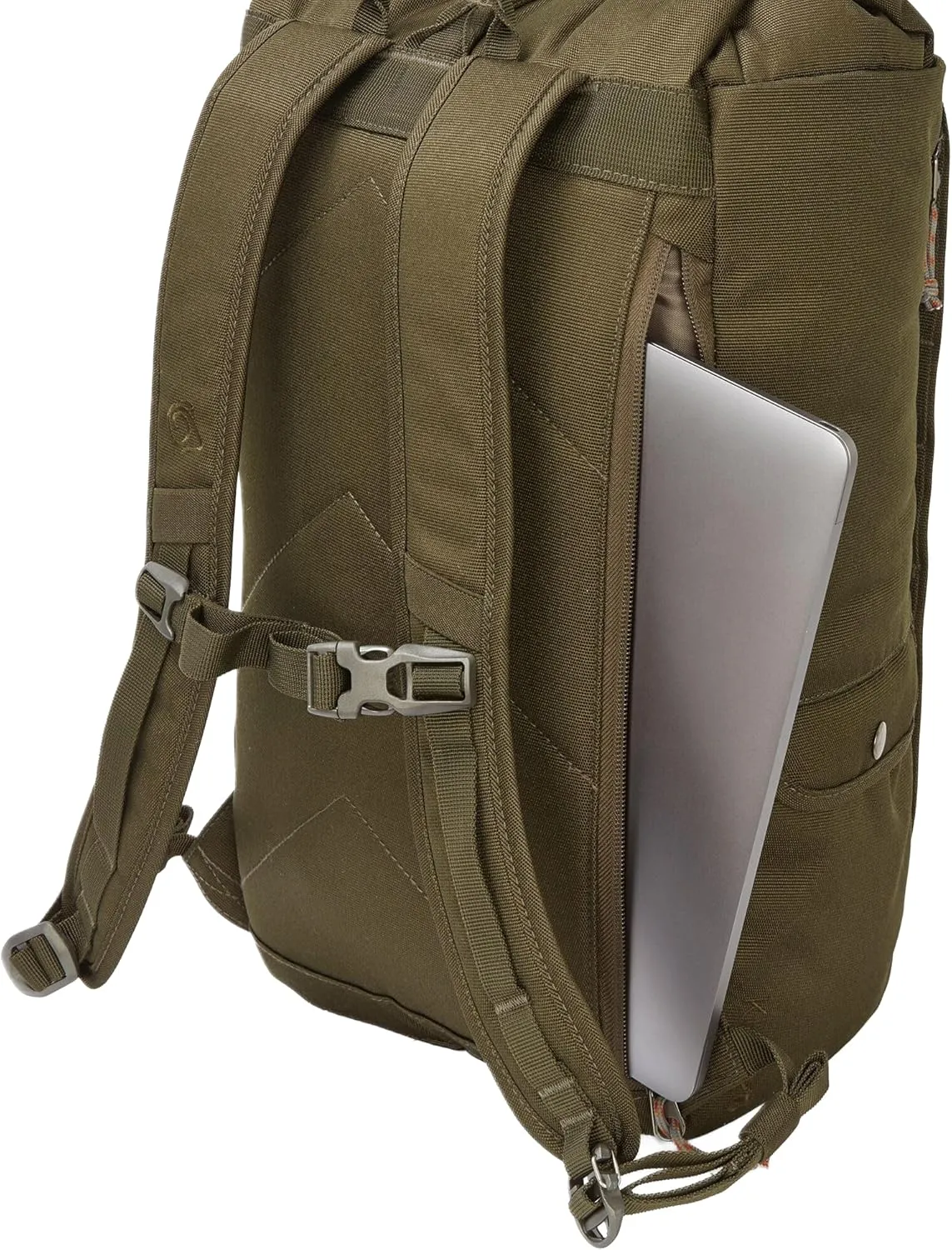 Craghoppers Adult Kiwi Classic Rolltop Backpack, Woodland Green, 20 Liter