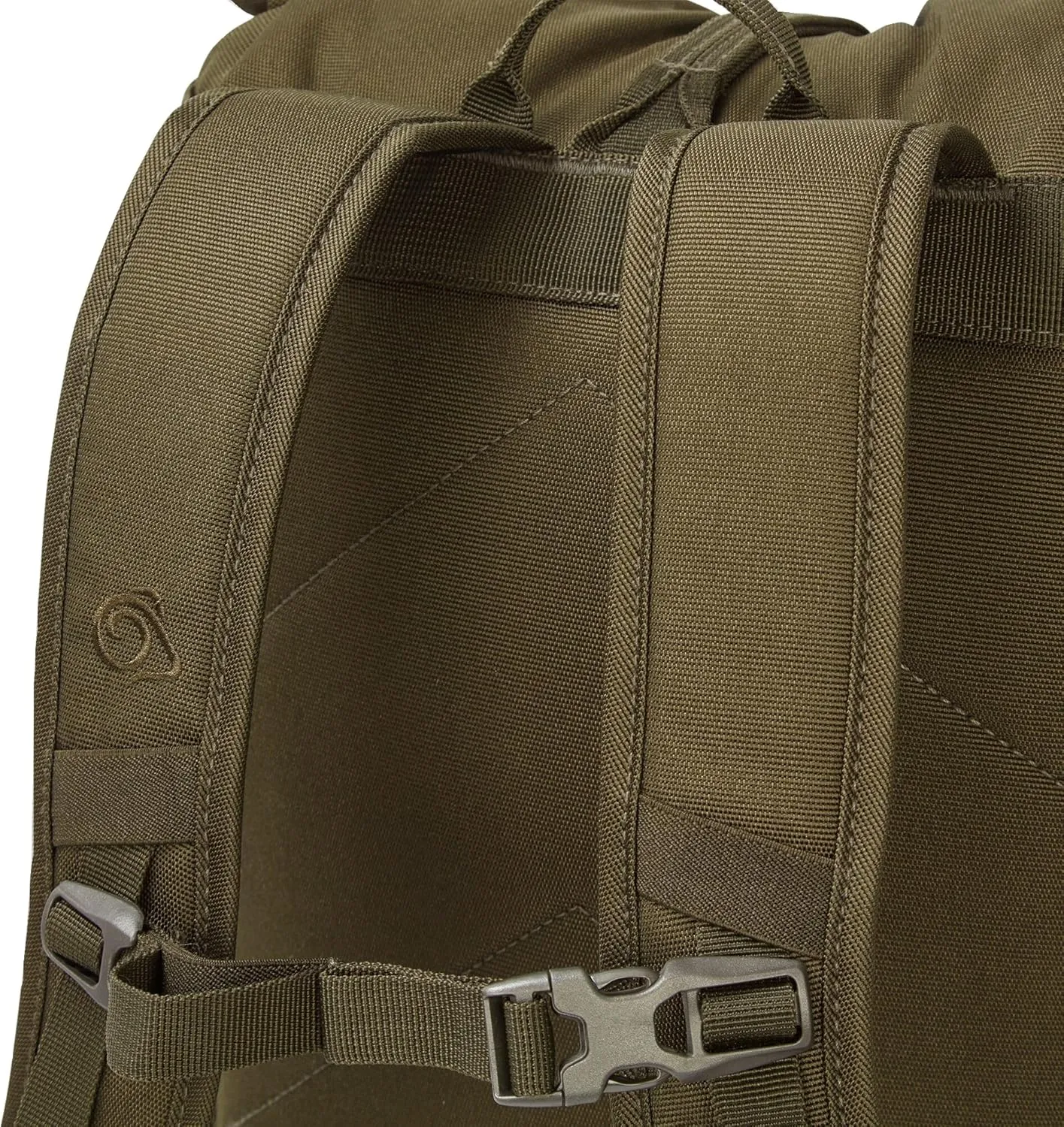 Craghoppers Adult Kiwi Classic Rolltop Backpack, Woodland Green, 20 Liter