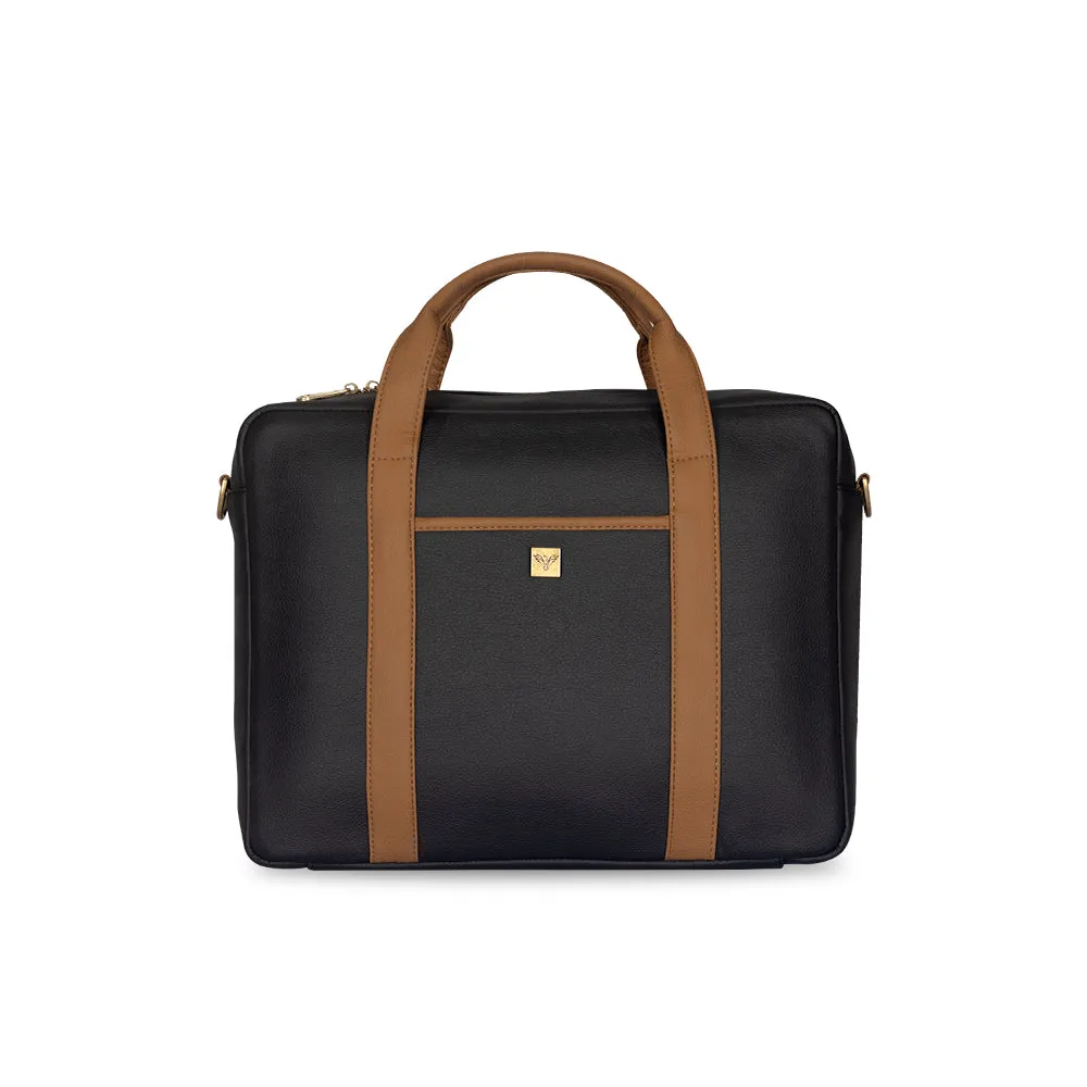 Crest Leather Laptop Bag