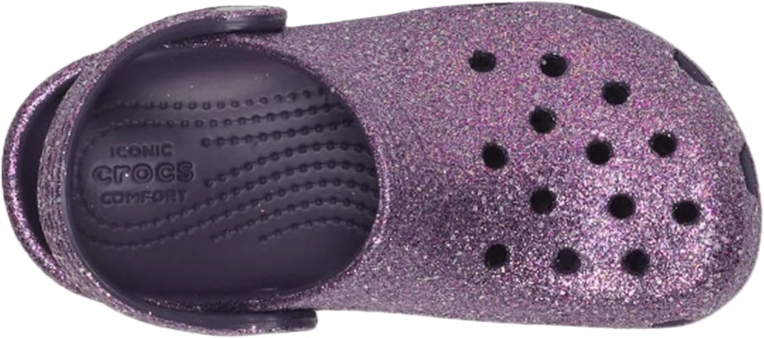 Crocs Kids' Classic Glitter Clog