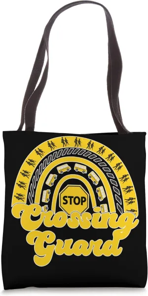 Crossing Guard Rainbow Crosswalk Attendant Tote Bag