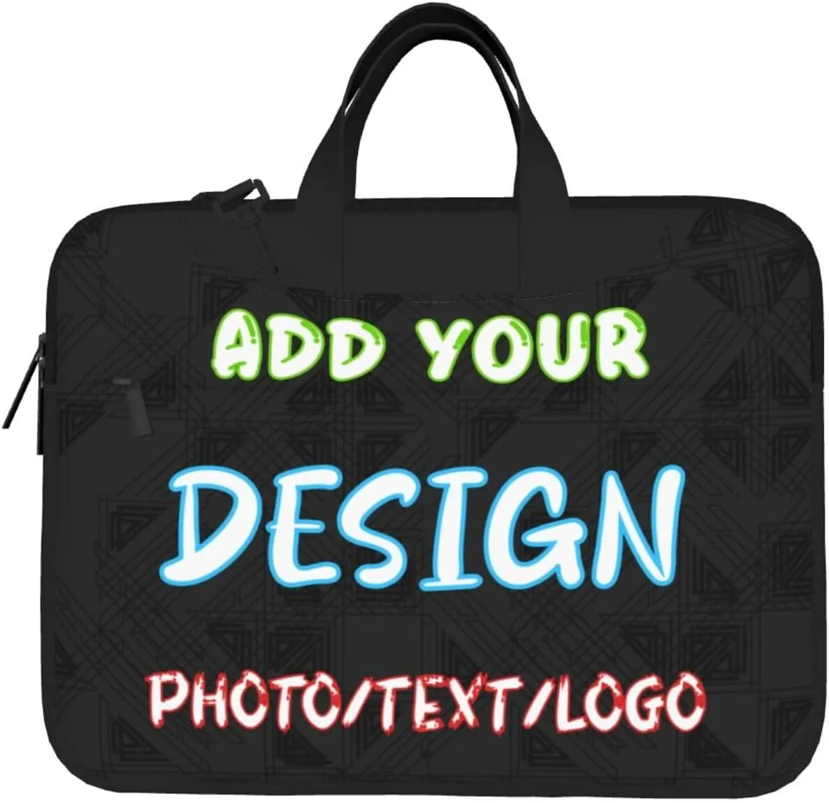 Custom Laptop Bag for Men Women,Personalized Business Laptop Shoulder Briefcase With Strap Computer Computer Bag