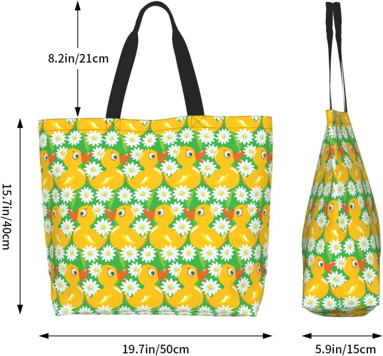 Cute Duck Grocery Bag Duck Shopping Bag Duck Handbag Bags Cute Tote Bag Animal Bag for Outdoor