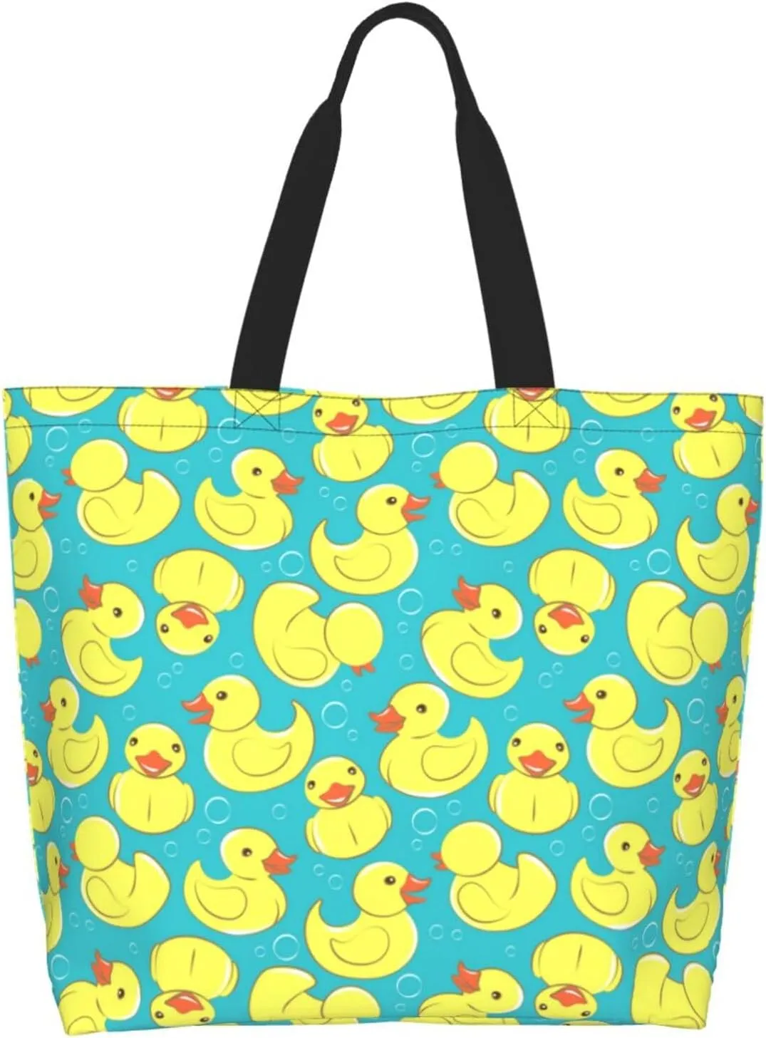 Cute Duck Grocery Bag Duck Shopping Bag Duck Handbag Bags Cute Tote Bag Animal Bag for Outdoor