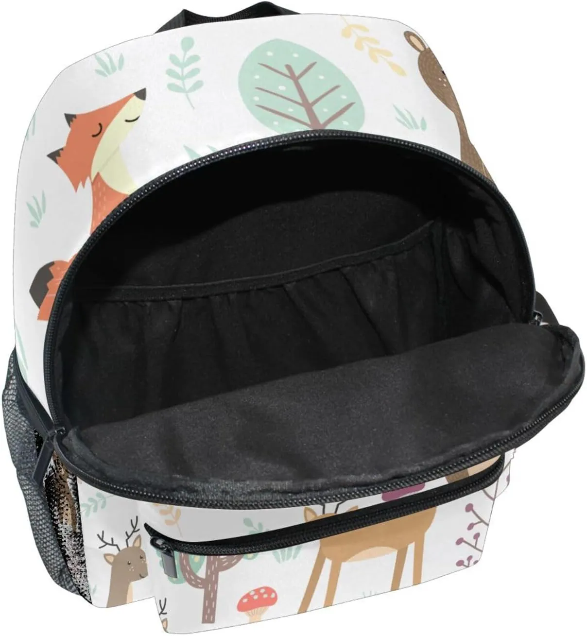 Cute Kids Back Pack Fox And Bear Todder Backpack Lightweight Preschool Kindergarten Book Bag Practical and Durable Daycare Bag for Travel,Toys
