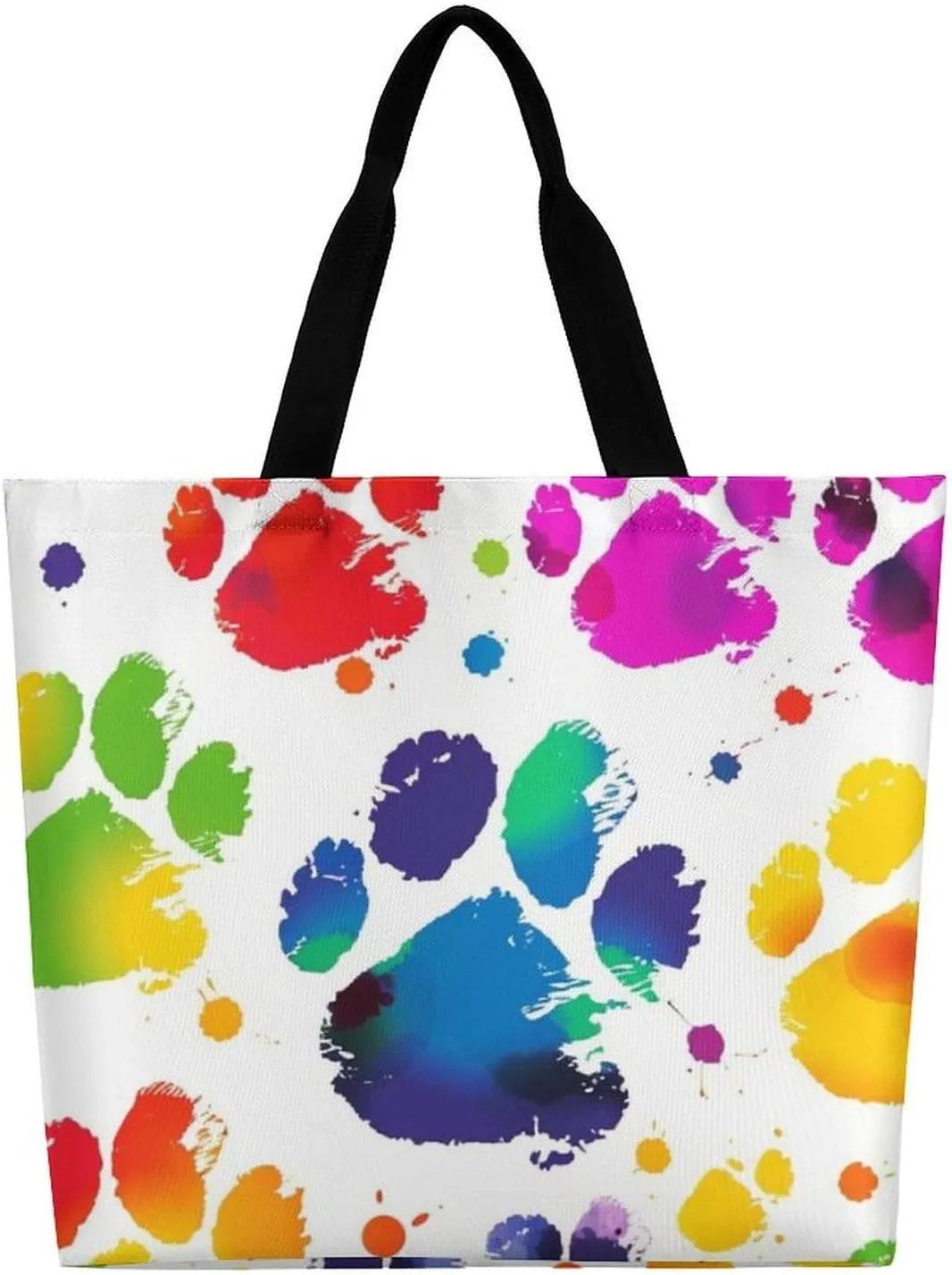 Dachshund Dog Tote Bag for Women Reusable Grocery Shoulder Bags Shopping Bag for Travel, Groceries