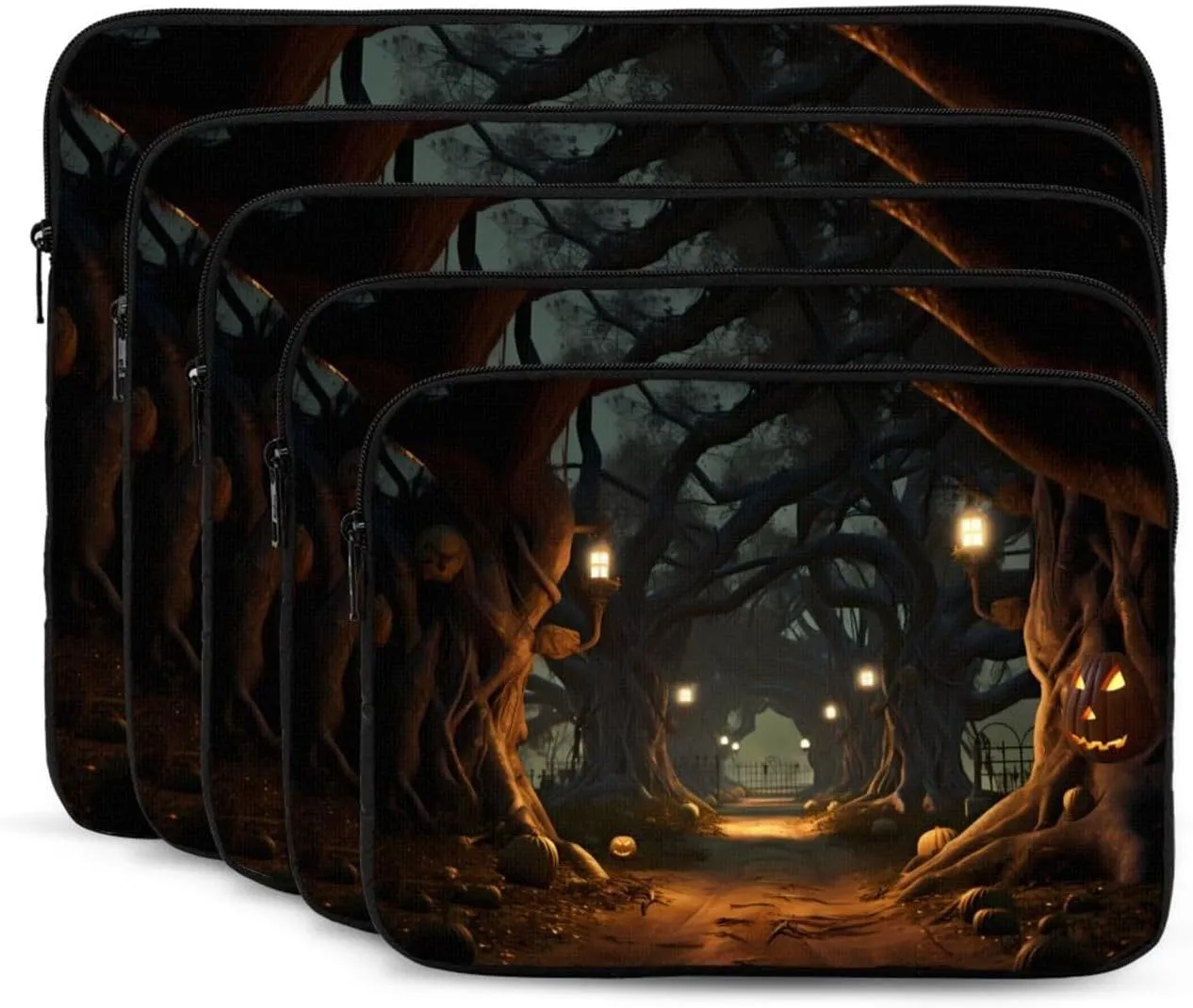 Dark Forest Lights Laptop Inner Bag Laptop Sleeve Case Briefcase Carrying Laptop Cover