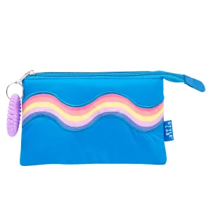 Debo Rainbow Expandable Pouch Turq
