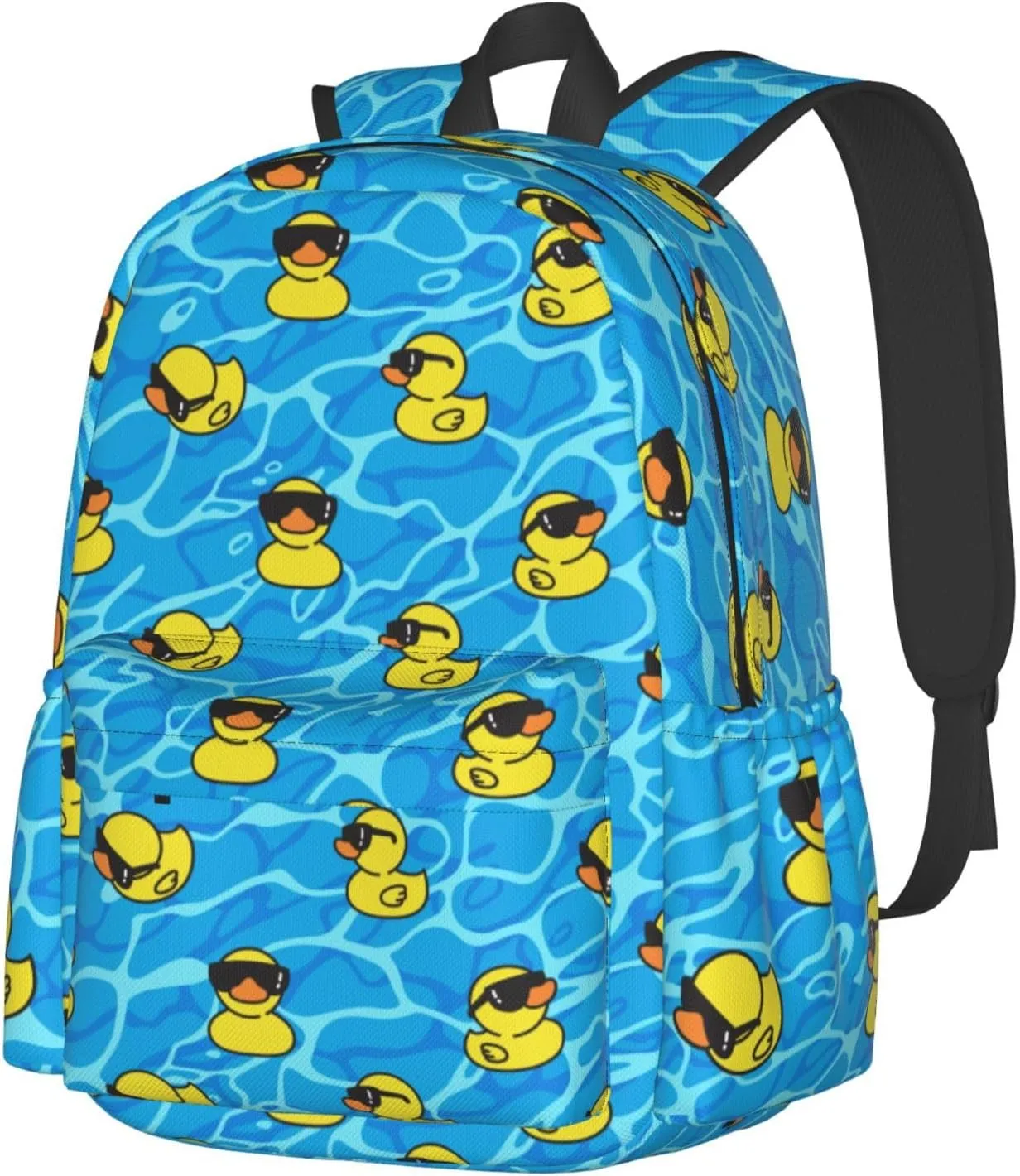 DEKIFNHG Yellow Duck Backpack Casual Sports Bookbag School Laptop Backpack for Students Boys Girls