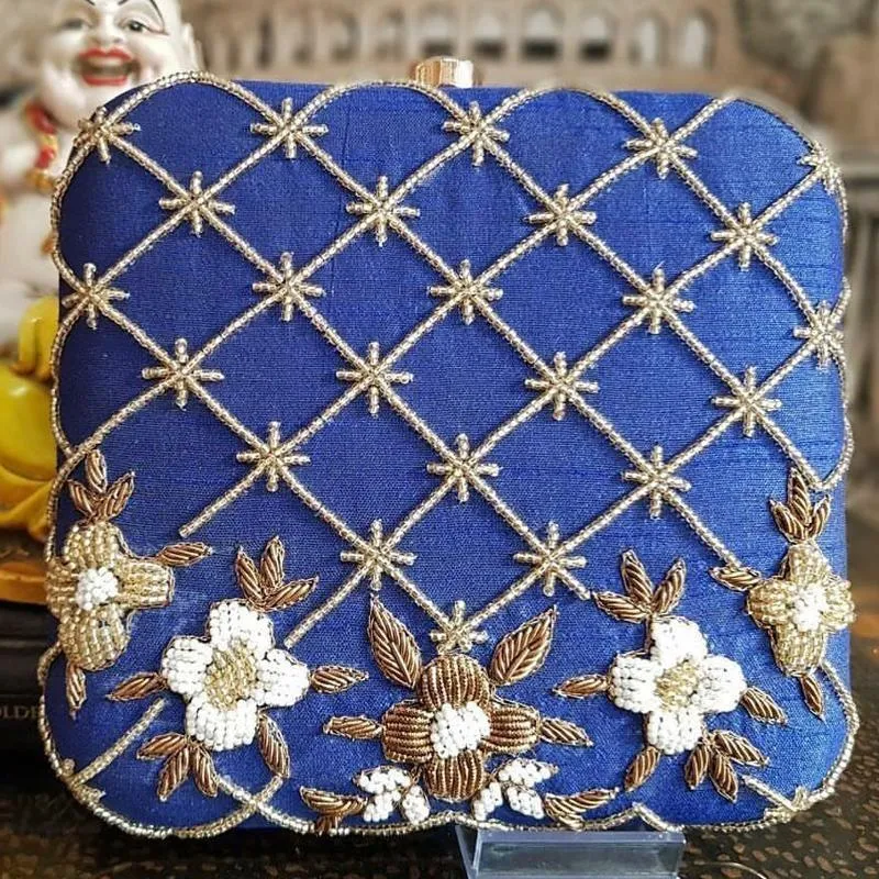 Designer Clutches Loyal customers Exclusive Blue Dependable