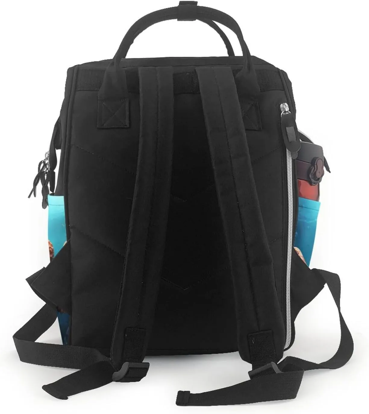 Diaper Bag Nappy Backpack Baby Bag Opossum In Snow Mummy Backpack Multifunction Changing Bags for Travel, Ocean Animal Octopus, One Size
