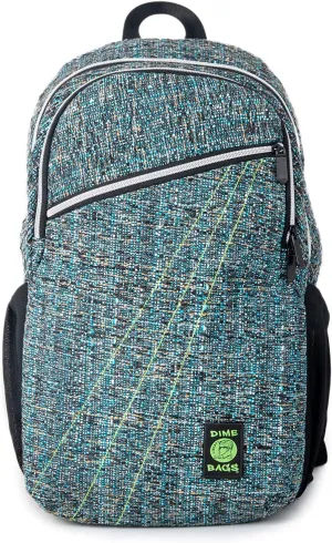 DIME BAGS City Dweller Casual Hemp Backpack with Padded Laptop Compartment and Water Bottle Holder ()