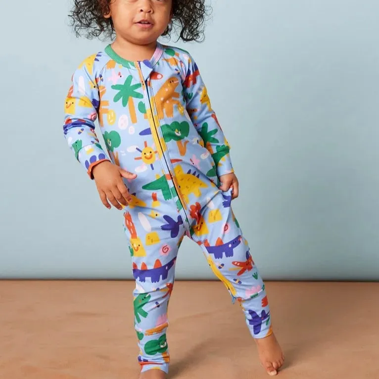 Dino Days Long Sleeve Romper