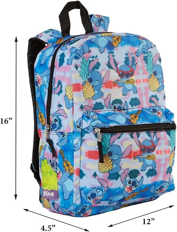 Disney Lilo & Stitch Backpack for Kids or Adults, 16 inch