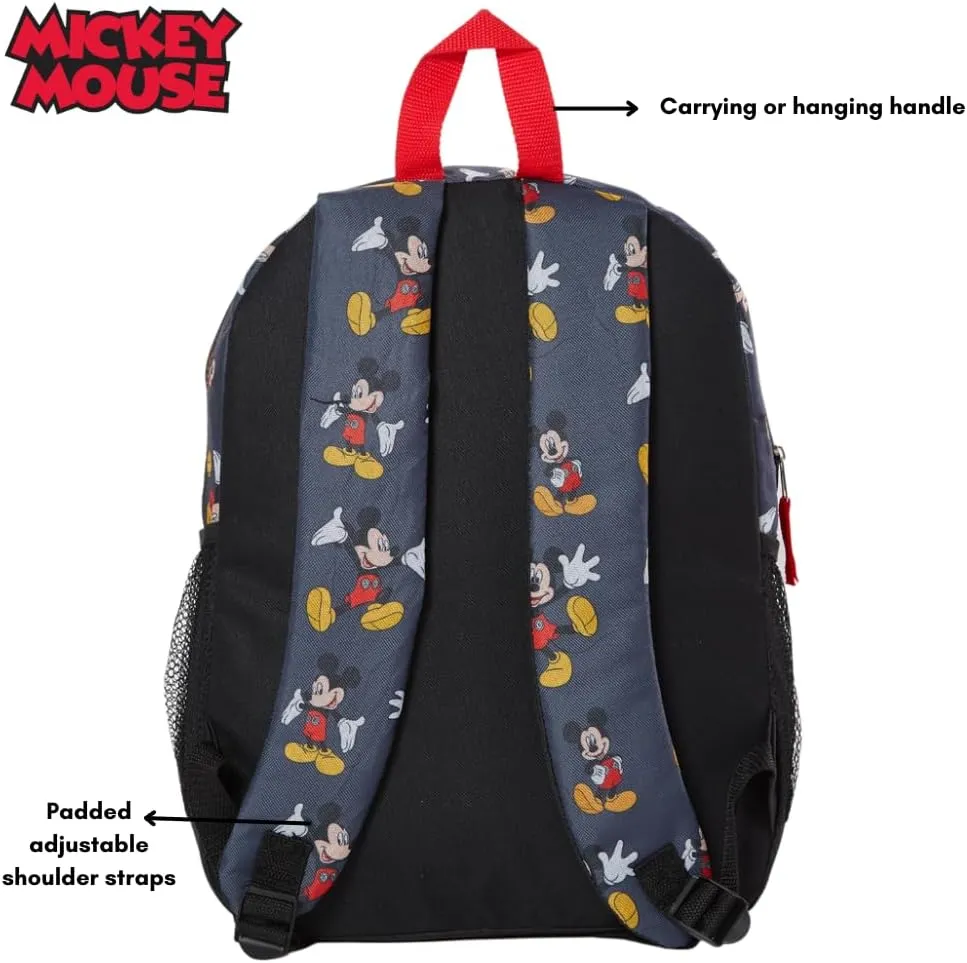 Disney Mickey Mouse Backpack for Kids or Adults, 16 inch