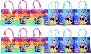 DISNEY Pixar Inside Out Premium Quality Party Favor Reusable Goodie Small Gift Bags 12 (12 Bags)