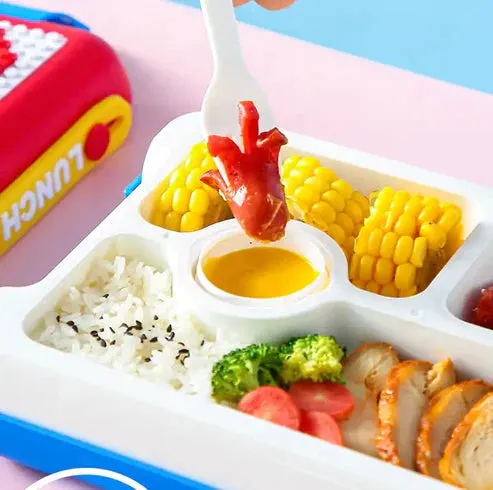 DIY Blocks - 800ml BPA Free Leak-Proof Lunch Box