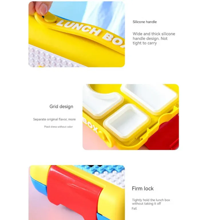 DIY Blocks - 800ml BPA Free Leak-Proof Lunch Box