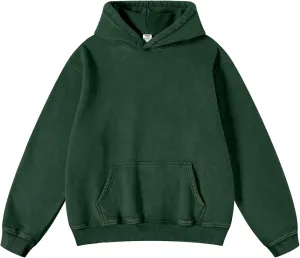 Dnzzs Acid Wash Hoodie for Womens Pullover Oversized Women's Fashion Hoodies & Sweatshirts Vintage Sweatshirt Heavyweight