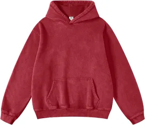 Dnzzs Acid Wash Hoodie Super Soft Hoodie for Mens Hoodies Oversized Men's Fashion Hoodies & Sweatshirts Vintage Hoodie
