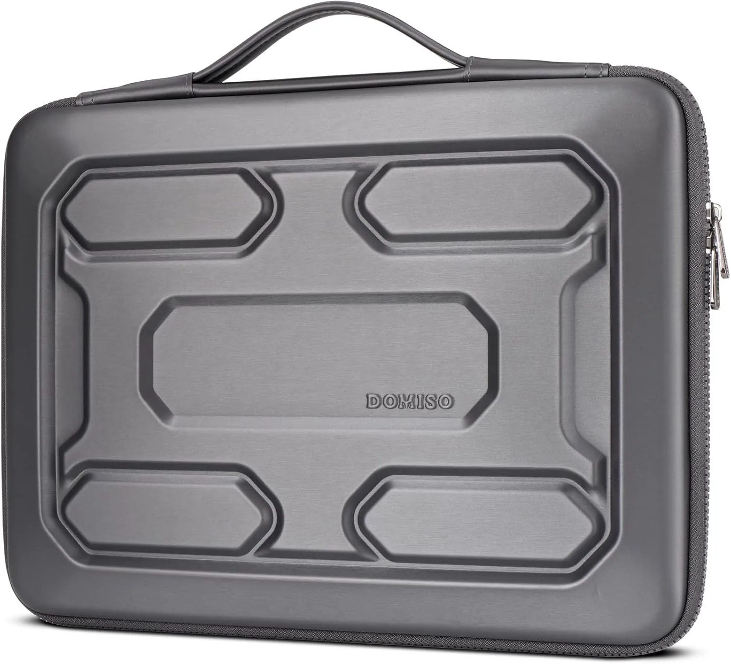 DOMISO 14 inch Laptop Sleeve with Handle Shockproof Computer Bag Waterproof EVA Protective Carrying Case for 14" ThinkPad E480/Yoga 920/13.5" Microsoft Surface Book/HP Pavilion 14 Stream 14, Dark Grey