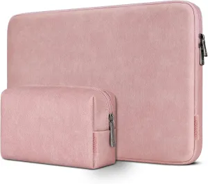DOMISO 17.3 inch Laptop Sleeve Bag Water-Resistant Shockproof Carrying Case for 17,3" IdeaPad 3 Gen 7/ZBook Fury G8/HP Envy 470 G8 G9/Dell Asus Waterproof Notebook Case,Pink