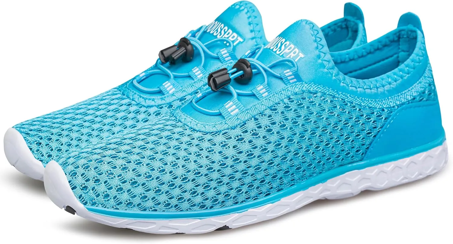 DOUSSPRT Women's Water Shoes Quick Drying Sports Aqua Shoes