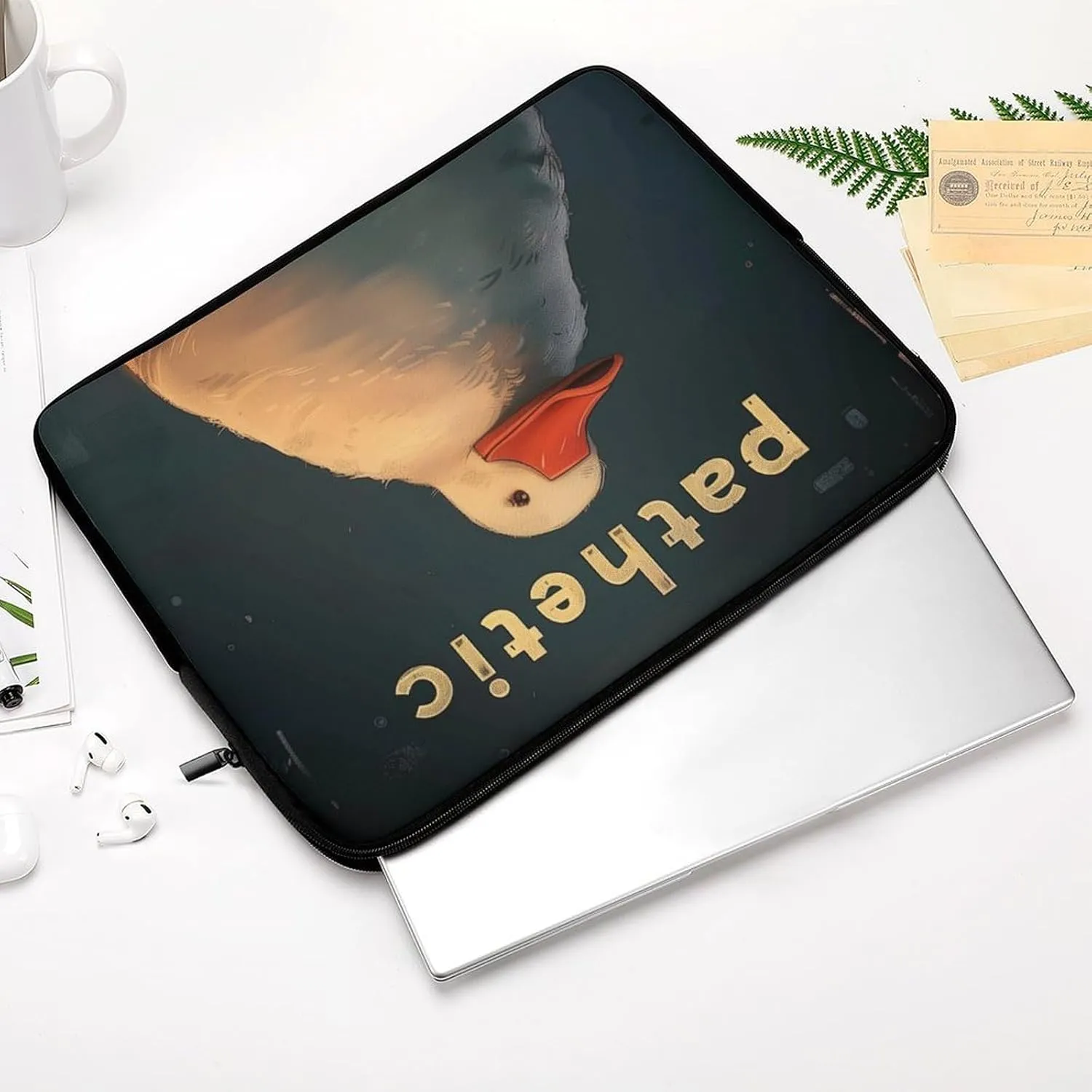 Duck Funny Laptop Sleeve 13/15 Inch Briefcase Cover Shockproof Protective Case Handbags Portable Laptop Bag