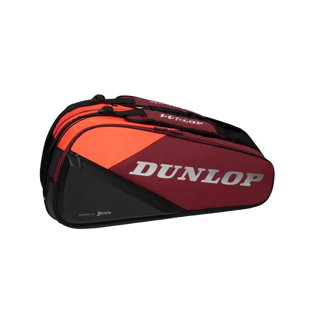 Dunlop CX Performance 12 Tennis Racket Bag - Black / Red