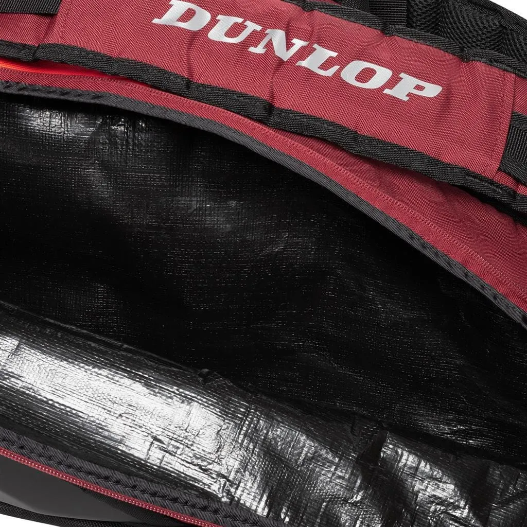 Dunlop CX Performance 12 Tennis Racket Bag - Black / Red
