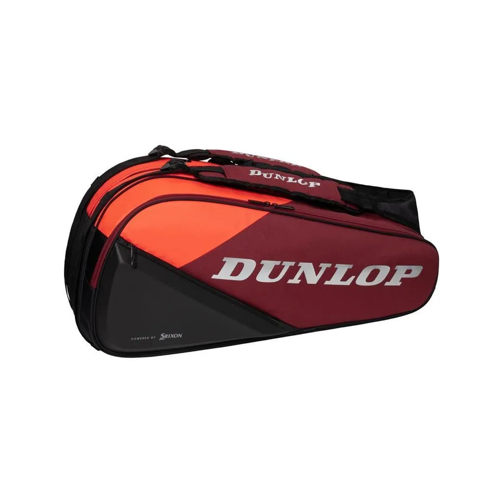 Dunlop CX Performance 8 Tennis Racket Bag - Black / Red