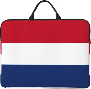 Dutch flag print Durable Travel Laptop Bag HandBag Shockproof Carrying Bag Briefcase for 14inch Laptop Notebook
