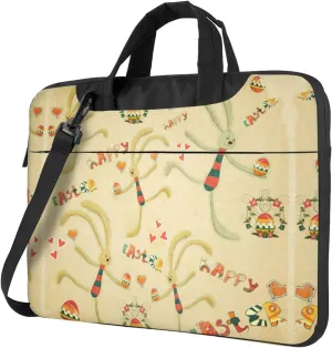 Easter Bunny Laptop Bag - Shockproof & Stylish Laptop Handbag For Unique And Safe Laptop Transportation