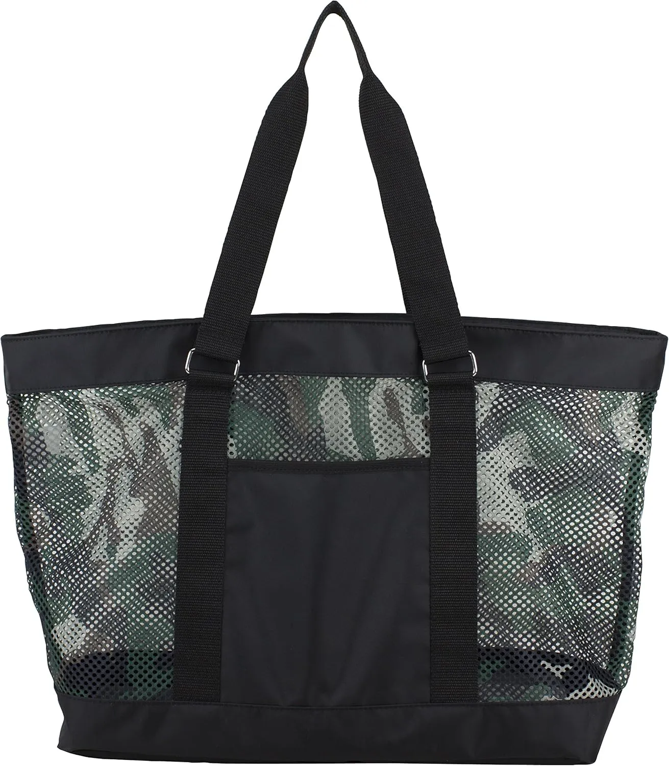 Eastsport Mesh Tote Waterproof Beach Bag for Shopping Vacation Swimming Family Travel Essentials