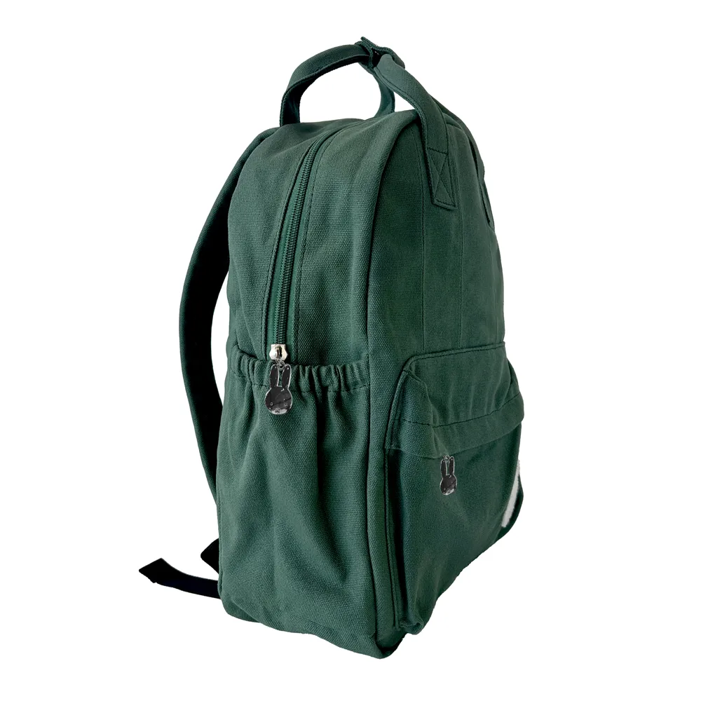 Engelite x Miffy Canvas Backpack Green