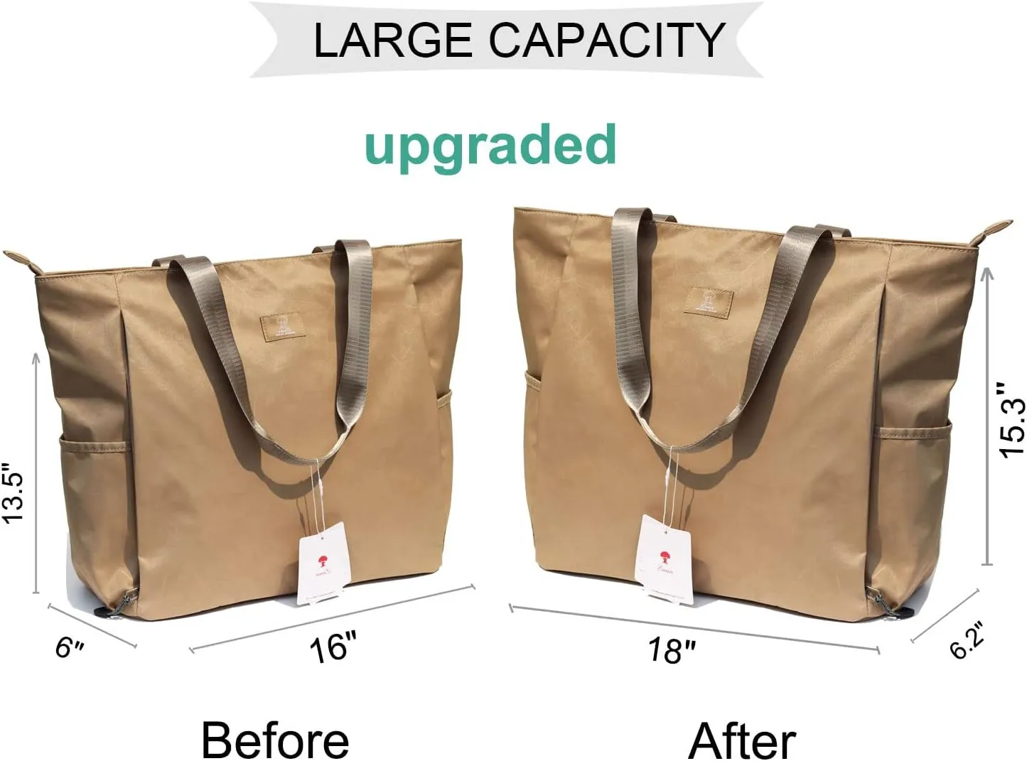 ESVAN Yoga Mat Bag Yoga Tote Carrier Shoulder Bag Carryall Tote for Office,Yoga,Pilates,Travel,Beach and Gym