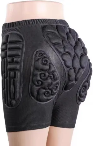 EVA Reinforced Fall Protection Padded Shorts for Seniors with Fall Risks Osteoporosis Rehabilitation – Shock-Absorbing Hip Guards with Open Seam Design, Reusable Elderly Safety Gear