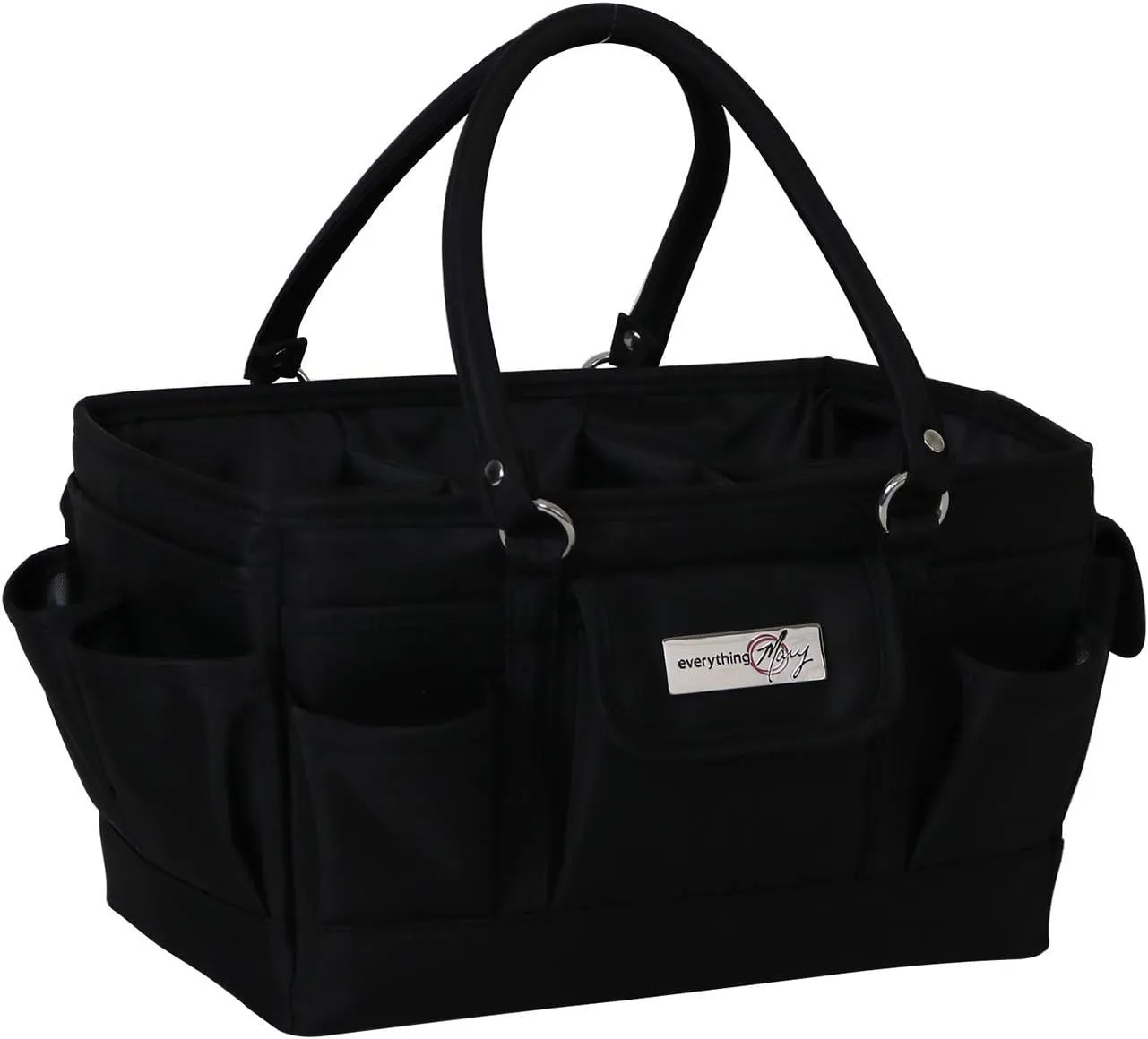 Everything Mary Deluxe Collapsible Store & Tote Organizer with Handles – Multipurpose Storage for Diapers, Snacks, Crafts, Toys, Office Supplies & Everyday Essentials