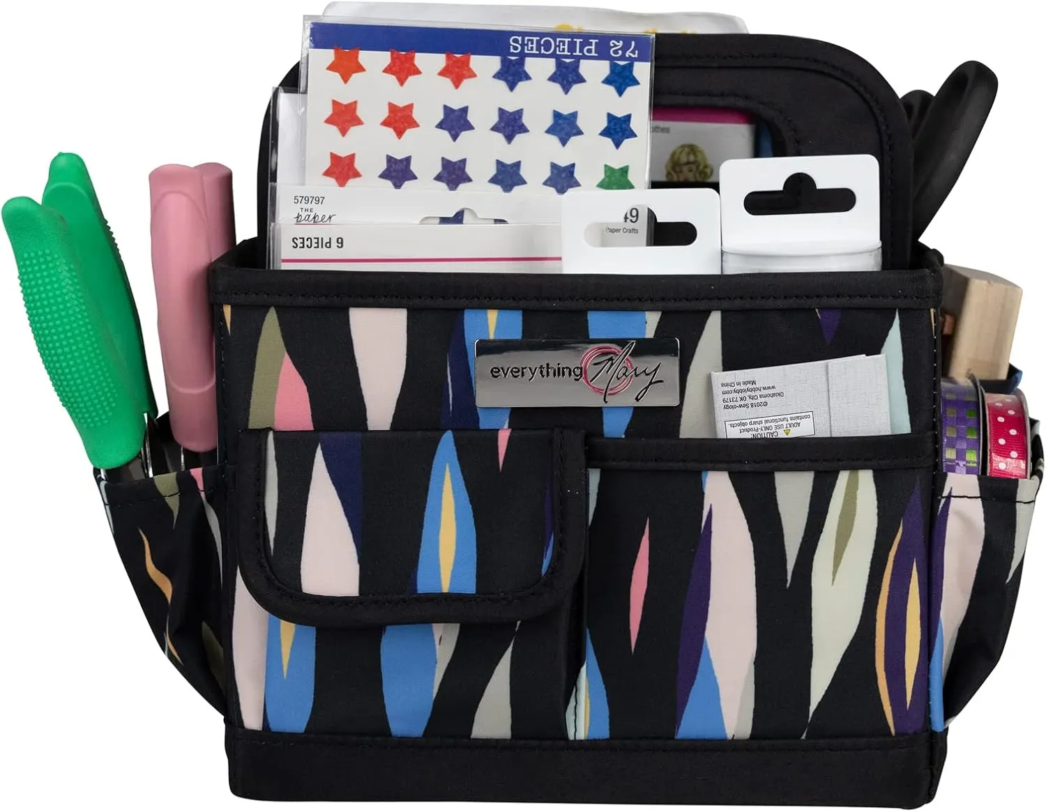 Everything Mary Store and Tote Desktop Caddy - Organizer for Crafts, Art Supplies, Office, School, and Home - Versatile Tote for Supplies and Everyday Storage
