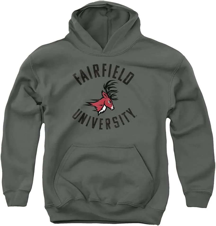 Fairfield University Official Stags Logo Youth Kids Boy/Girls Pull-Over Hoodie Sweatshirt