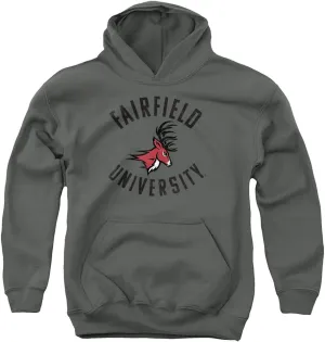 Fairfield University Official Stags Logo Youth Kids Boy/Girls Pull-Over Hoodie Sweatshirt