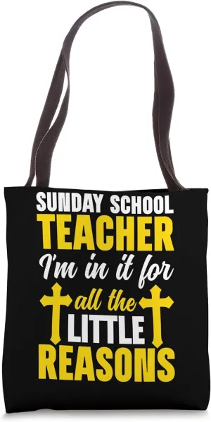 Faithful Servant Christian Sunday School Teacher Tote Bag