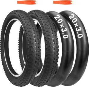 Fat Bike Tire 20"x3" Compatible Replacement Bicycle Tire for Mountain Snow and Beach Bike