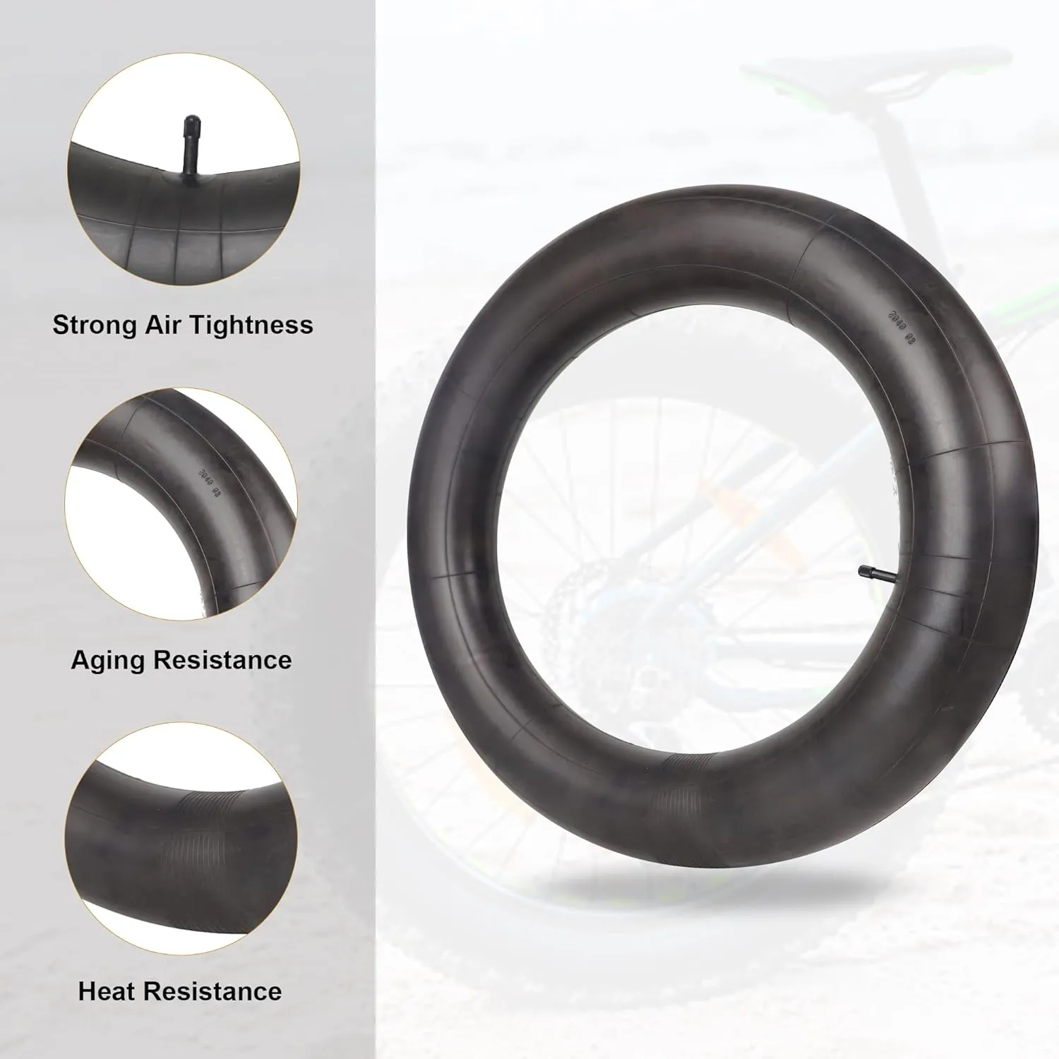 Fat Bike Tire 20"x3" Compatible Replacement Bicycle Tire for Mountain Snow and Beach Bike