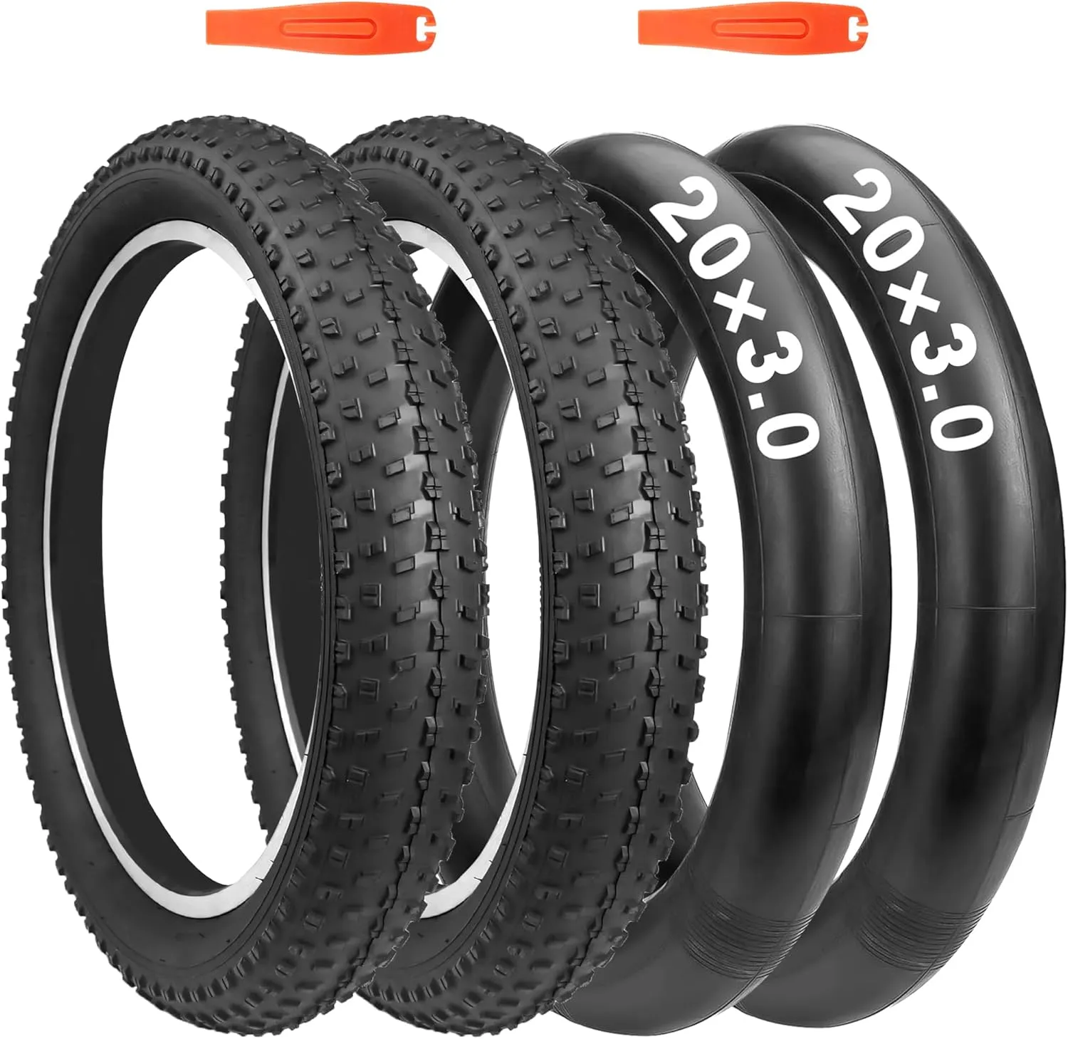 Fat Bike Tire 20"x3" Compatible Replacement Bicycle Tire for Mountain Snow and Beach Bike